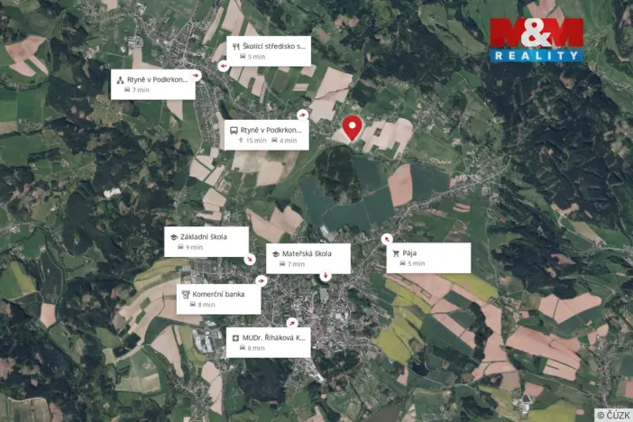 Prodej pozemku pro bydlení, Rtyně v Podkrkonoší, 3195 m2