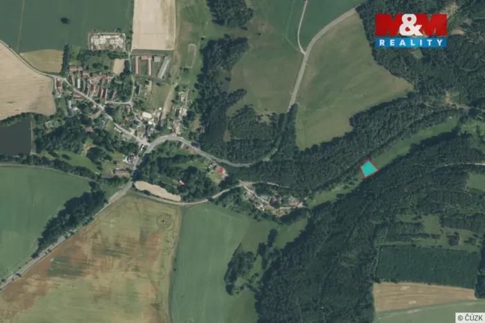 Prodej louky, Bor - Skviřín, 1522 m2