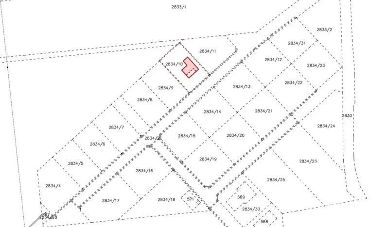 Prodej pozemku pro bydlení, Potěhy, 661 m2