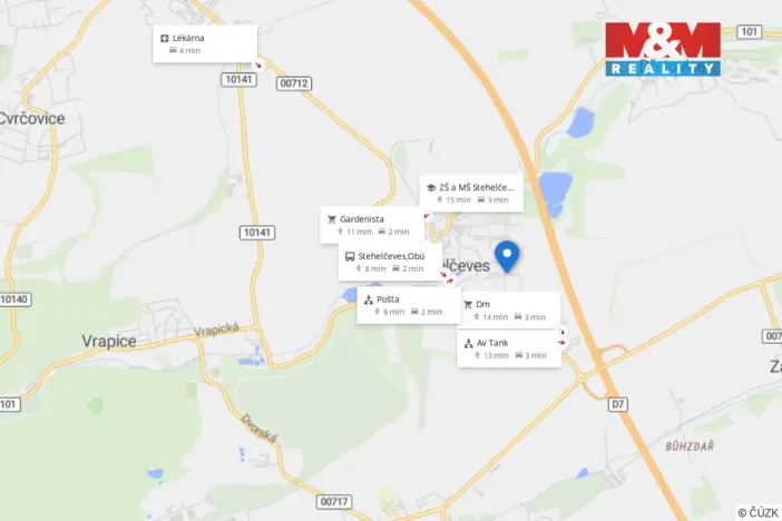 Prodej rodinného domu, Stehelčeves, V. Poláka, 128 m2