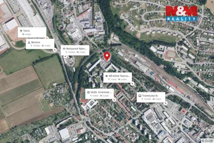 Pronájem bytu 2+kk, Trutnov - Střední Předměstí, Horská, 45 m2