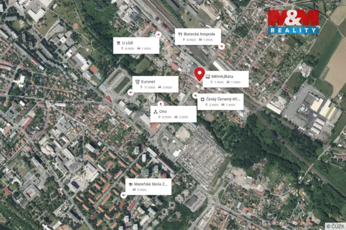 Pronájem bytu 2+1, Mělník, Kokořínská, 54 m2