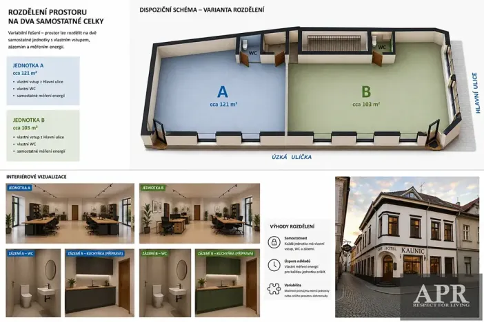 Pronájem obchodního prostoru, Uherský Brod, Kaunicova, 224 m2