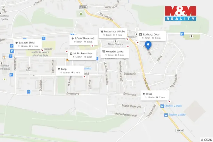 Prodej bytu 2+kk, Stochov, Zahradní, 62 m2