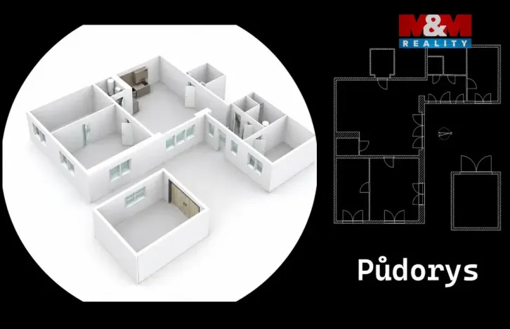 Prodej rodinného domu, Plaňany, Tyršova, 96 m2