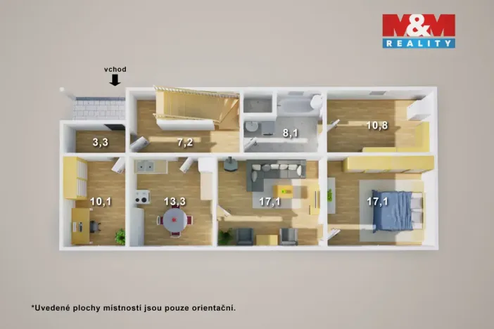 Prodej rodinného domu, Bystřany - Světice, J. z Poděbrad, 160 m2