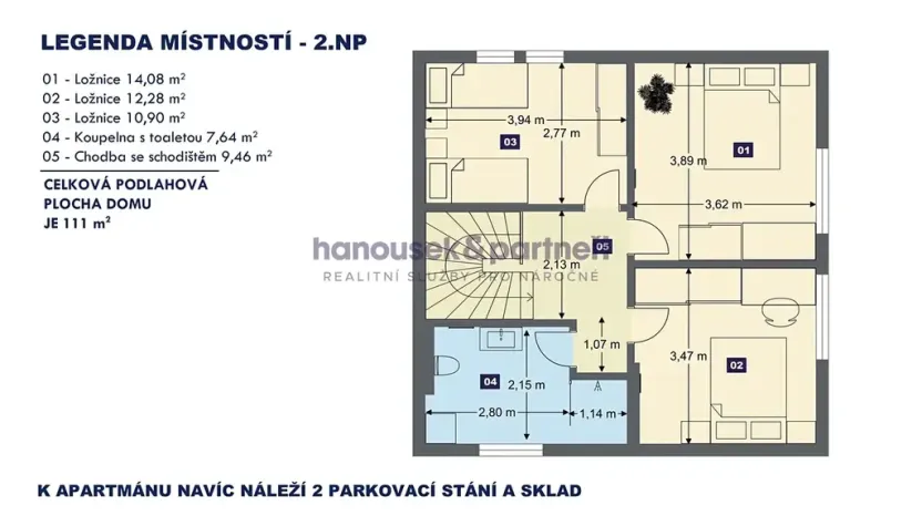 Prodej bytu 4+kk, Volary, 111 m2