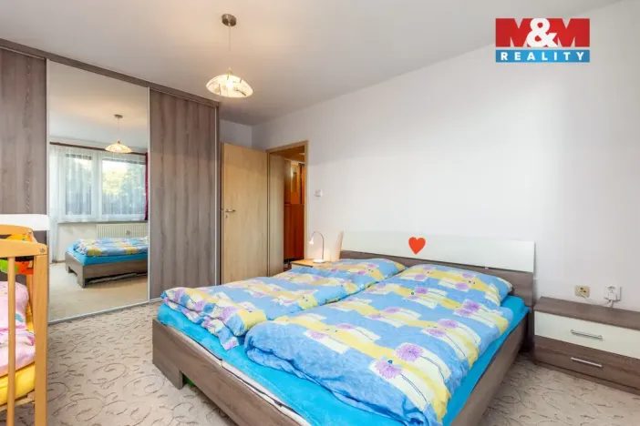 Pronájem bytu 2+kk, Pardubice - Polabiny, Grusova, 53 m2