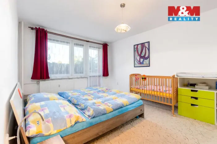 Pronájem bytu 2+kk, Pardubice - Polabiny, Grusova, 53 m2