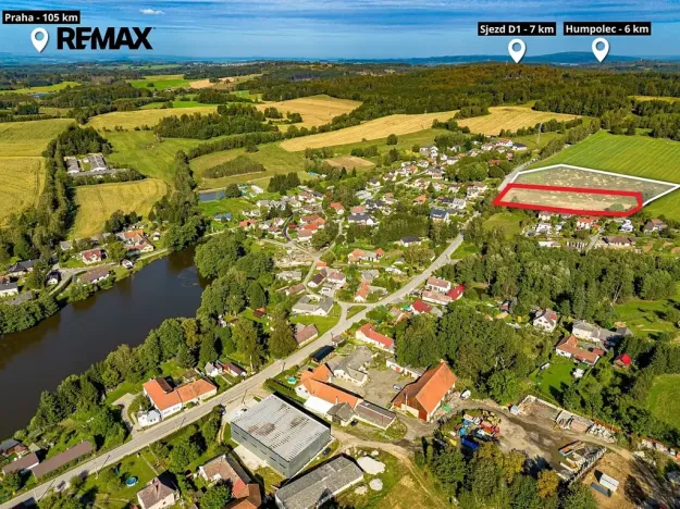 Prodej komerčního pozemku, Humpolec, 7831 m2