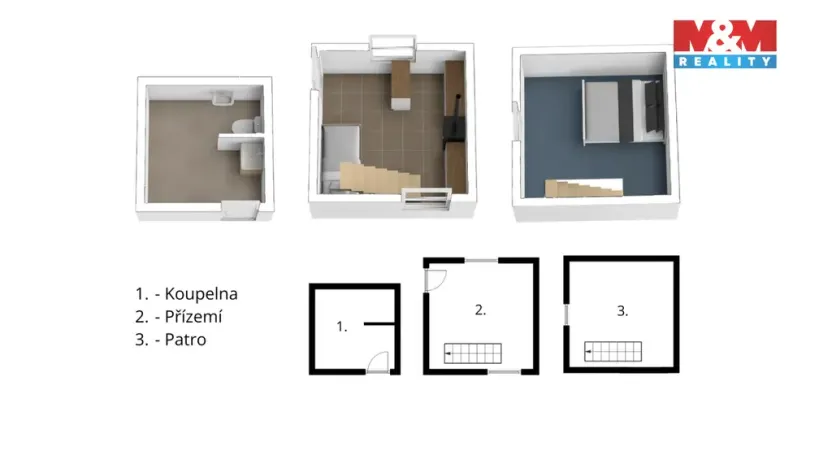 Prodej chaty, Zliv, 25 m2