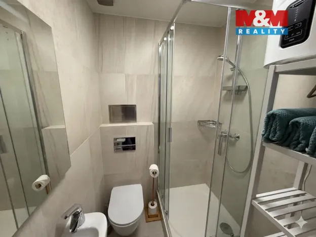 Pronájem bytu 1+kk, Líšnice, Spálený Mlýn, 17 m2