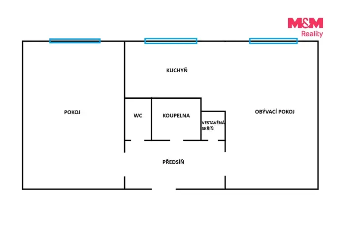 Prodej bytu 2+1, Kopřivnice, Štramberská, 52 m2