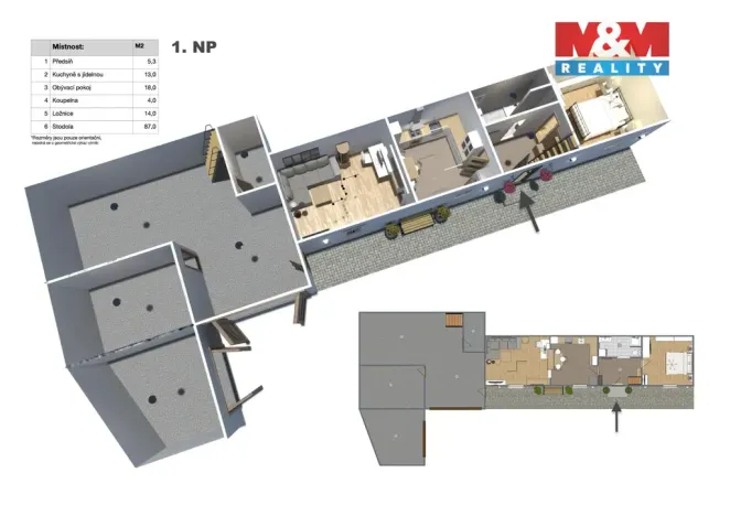 Prodej rodinného domu, Svojetice, Stará cesta, 76 m2