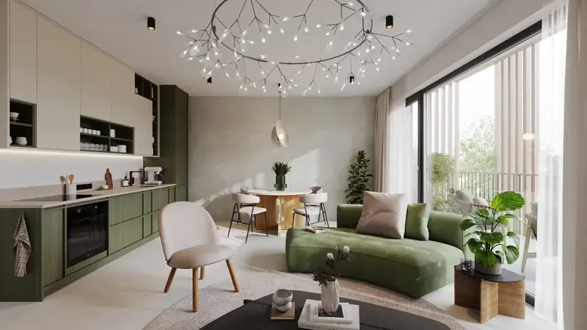 Prodej bytu 2+kk, Praha - Kbely, K Vinoři, 50 m2