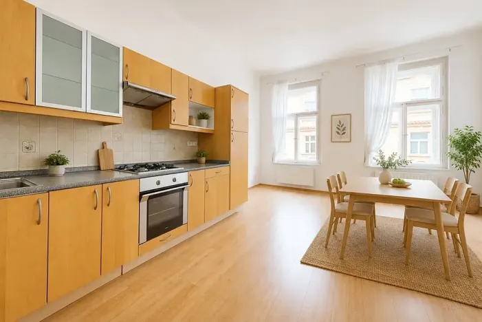 Pronájem bytu 2+kk, Praha - Nusle, Boleslavova, 48 m2