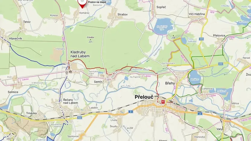 Prodej pozemku, Kladruby nad Labem, 6524 m2