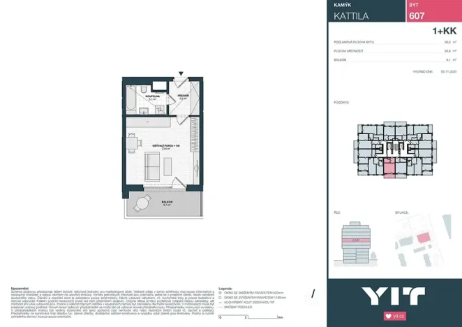 Prodej bytu 1+kk, Praha - Kamýk, Imrychova, 34 m2