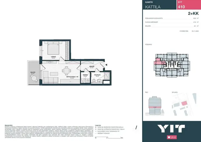 Prodej bytu 2+kk, Praha - Kamýk, Imrychova, 48 m2