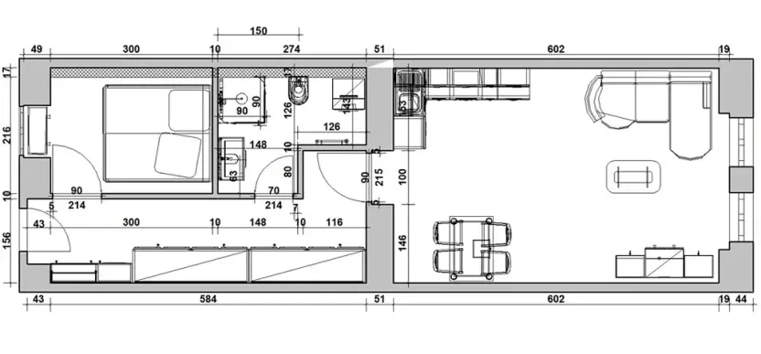 Prodej bytu 2+kk, Praha - Vinohrady, Bělehradská, 41 m2