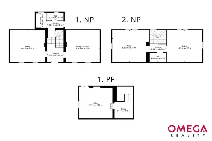 Pronájem rodinného domu, Niměřice, 140 m2
