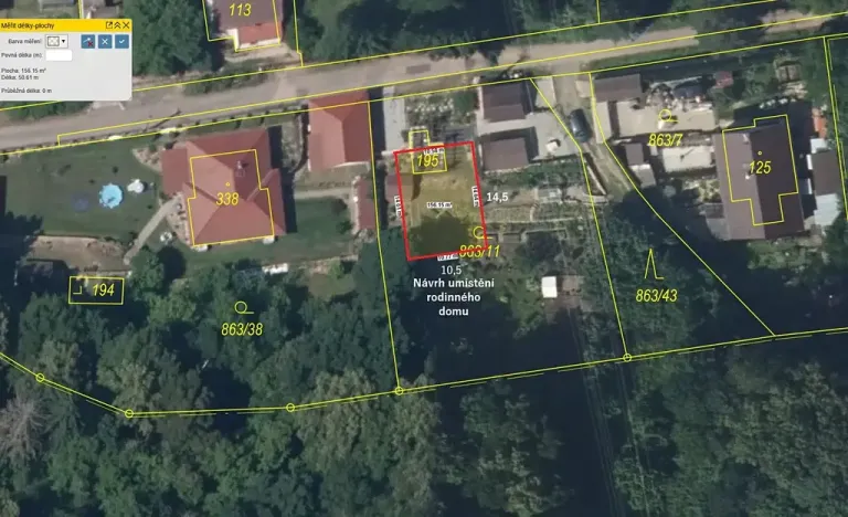 Prodej pozemku pro bydlení, Řehlovice, 1151 m2