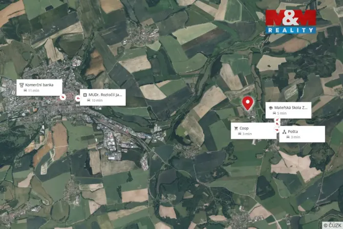 Prodej pozemku pro bydlení, Zahořany - Sedlice, 1591 m2