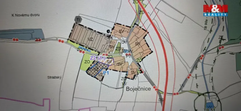 Prodej pozemku pro bydlení, Bor - Boječnice, 939 m2