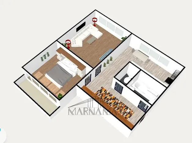 Prodej bytu 2+1, Kadaň, Bystřická, 59 m2