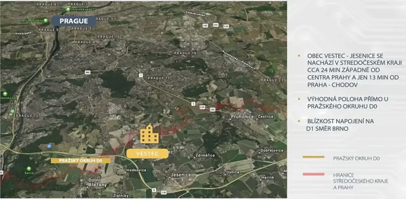 Prodej komerčního pozemku, Vestec, Hodkovická, 1500 m2