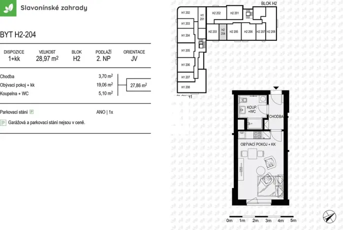 Pronájem bytu 1+kk, Olomouc, Loudova, 28 m2