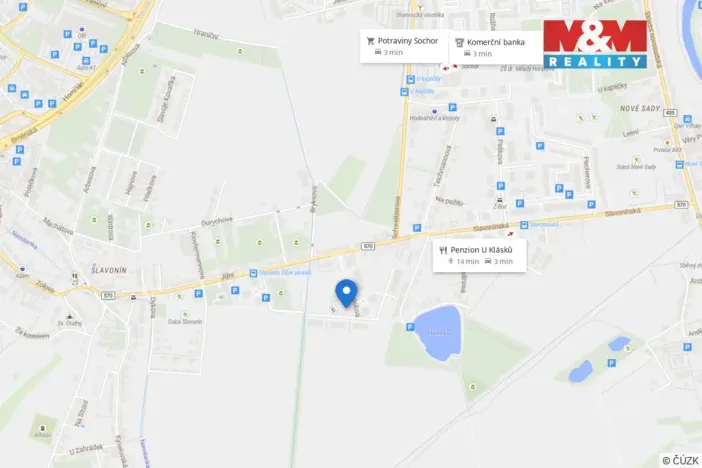 Pronájem bytu 1+1, Olomouc - Slavonín, Topolová, 48 m2
