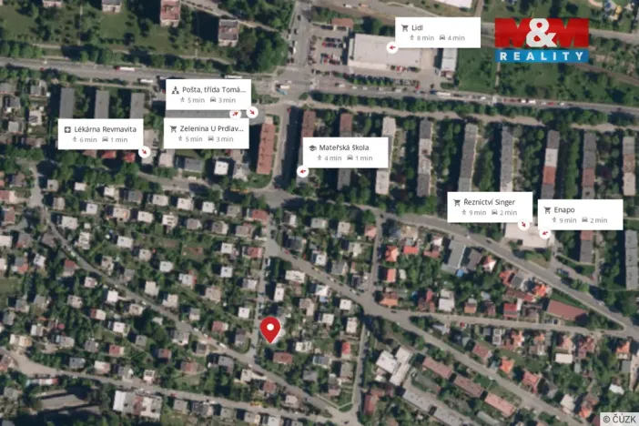 Pronájem rodinného domu, Zlín, Příční, 84 m2