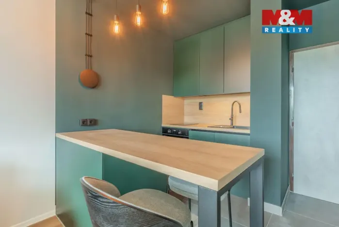 Pronájem bytu 1+kk, Praha - Modřany, Pertoldova, 32 m2