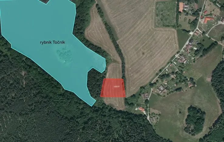 Prodej pole, Chlum u Třeboně, 5569 m2