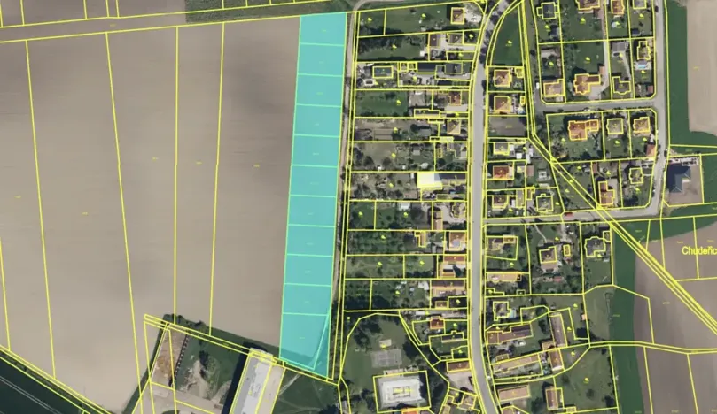 Prodej pozemku pro bydlení, Chudeřice, 1000 m2