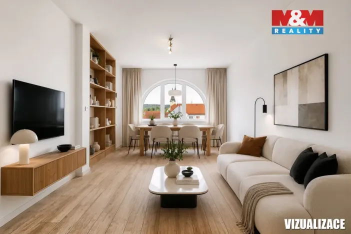 Prodej bytu 2+kk, Libochovice, Revoluční, 52 m2