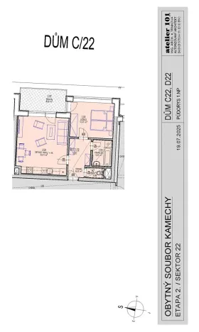 Prodej bytu 2+kk, Brno, Chvalovka, 60 m2