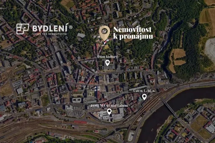 Pronájem bytu 3+kk, Ústí nad Labem, Elišky Krásnohorské, 74 m2