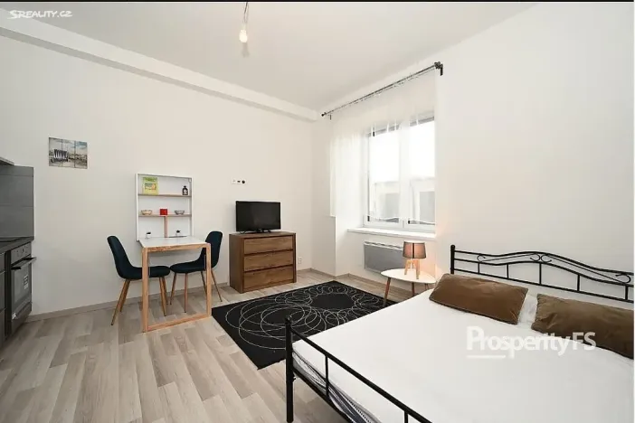 Pronájem bytu 1+kk, Praha - Holešovice, V závětří, 27 m2