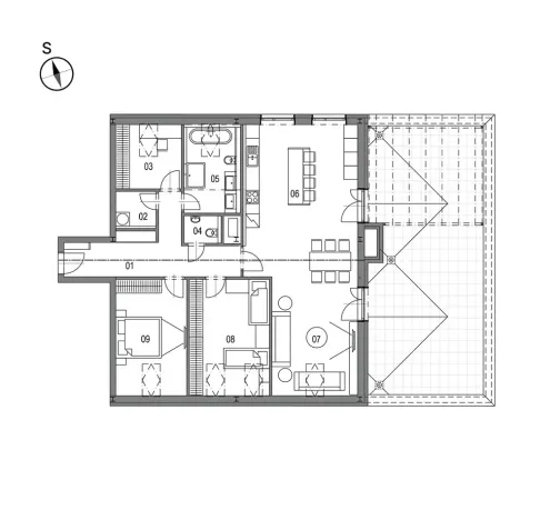 Prodej bytu 4+kk, Brno, Na pískové cestě, 129 m2