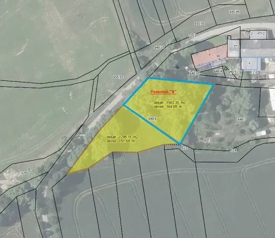 Prodej pozemku pro bydlení, Bouzov, 1563 m2