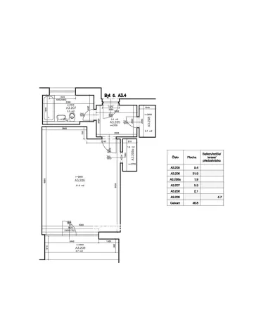 Prodej bytu 1+kk, Praha - Strašnice, Třebohostická, 49 m2