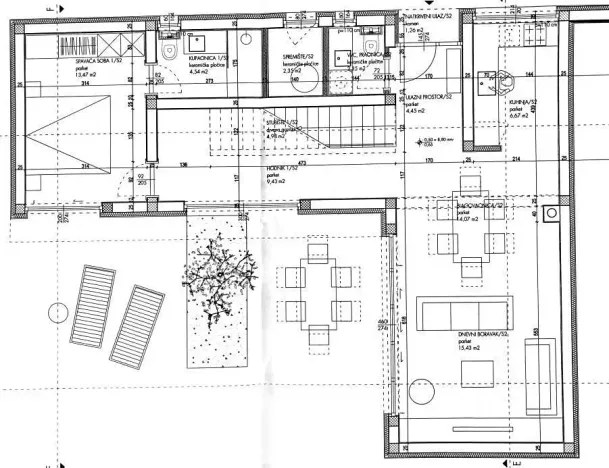Prodej rodinného domu, Tribunj, Chorvatsko, Put Vodica, 150 m2