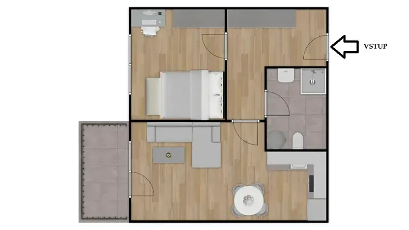 Pronájem bytu 2+kk, Brno, třída Generála Píky, 56 m2