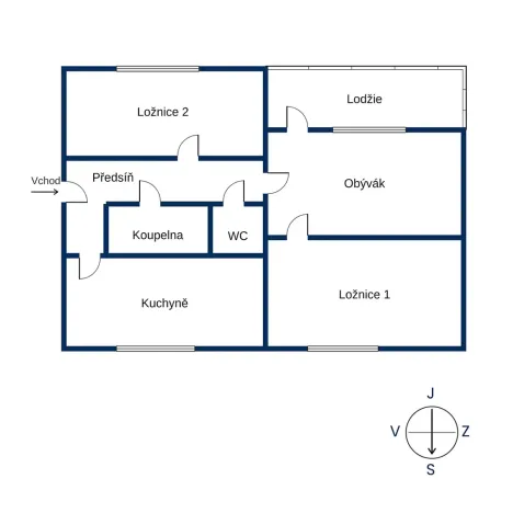 Prodej bytu 3+1, Liberec, Česká, 70 m2