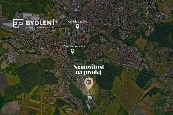 Pronájem bytu 2+1, Teplice, Bílinská, 55 m2