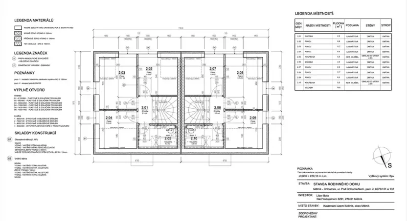 Prodej rodinného domu, Mělník, Pod Chloumečkem, 79 m2