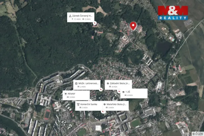 Prodej rodinného domu, Jirkov - Červený Hrádek, 306 m2