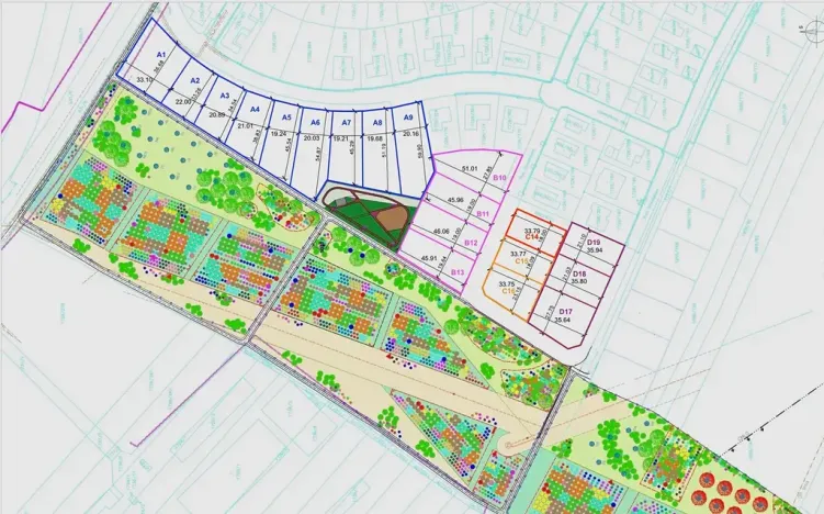 Prodej pozemku pro bydlení, Hrušovany u Brna, Pod Střediskem, 608 m2